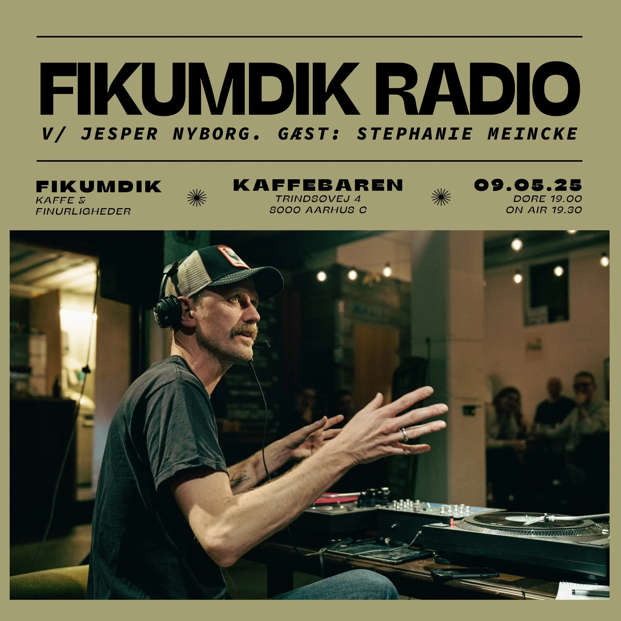 Fikumdik Radio v. Jesper Nyborg. Gæst Stephanie Meincke